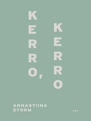 cover image of Kerro, kerro